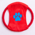 Kundenspezifischer Haustierhund quietschendes Spielzeug 10 Pack Set Ball Gummi Baumwollseil kauen Hundespielzeug